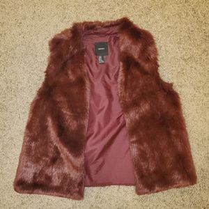 FOREVER 21 Faux Fur Vest